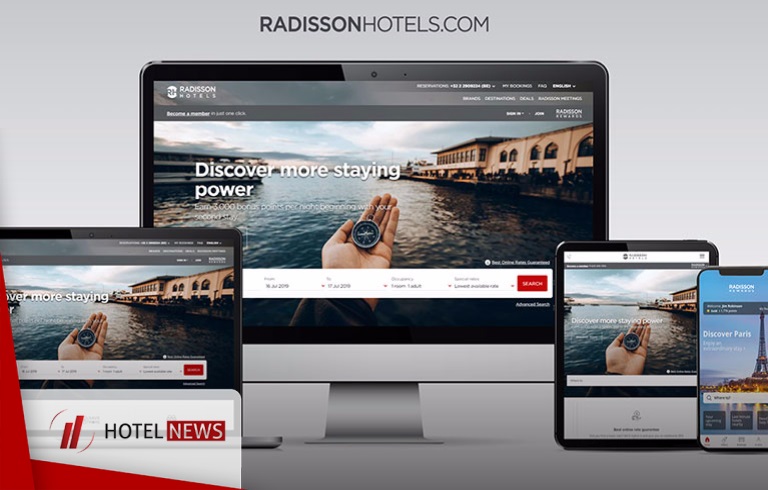 راه‌اندازی وب‌سایت جهانی گروه هتل‌های Radisson - تصویر 1
