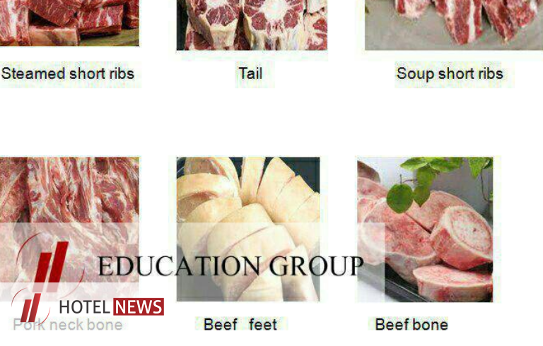  اسامی بخشهای مختلف گوشت - تصویر 1