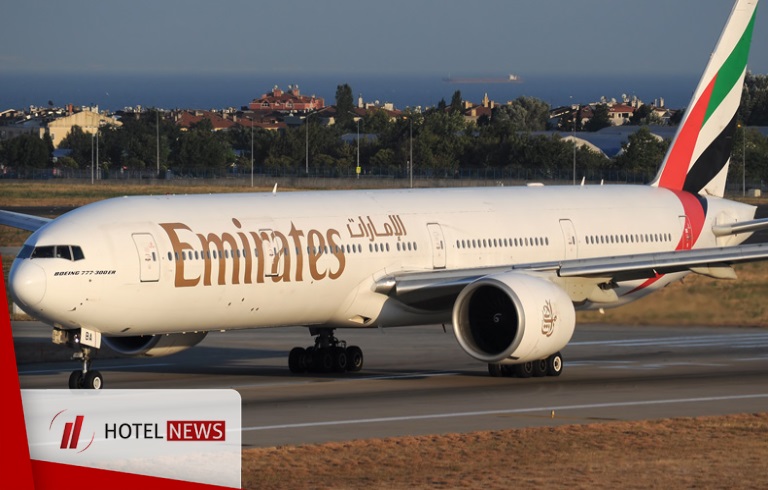 Re-painted process of Boeing; Emirates Airlines