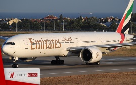 Re-painted process of Boeing; Emirates Airlines