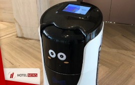 A hotel in Shanghai adopts a smart system and a service robot amid coronavirus outbreak