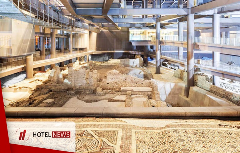 هتل - موزه معلق بالای موزائیک‌های باستانی در ترکیه - تصویر 1