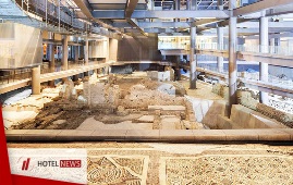 هتل - موزه معلق بالای موزائیک‌های باستانی در ترکیه
