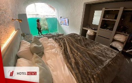 Underwater hotel in a zoo in Belgium