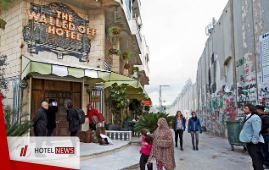 Banksy opens Walled Off Hotel in Bethlehem