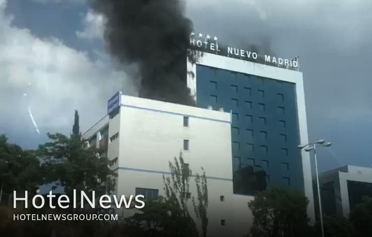 Around 200 evacuated from Madrid hotel fire, no one injured - Picture 1