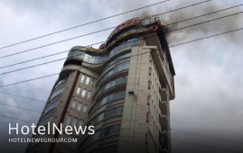 آتش‌سوزی در هتل صدف مهار شد