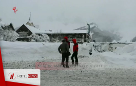 Passengers and hotel staff locked up in Austria under the snow 