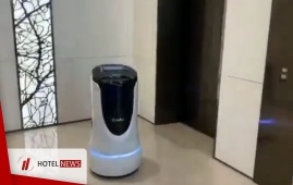 Using a robot to perform hotel routines