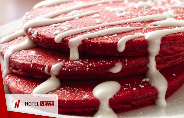 Red velvet Pancakes - Picture 1